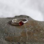 Silver Amber Ri..