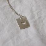 Silver Frog Pendant: A text..