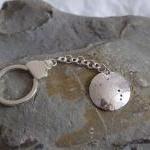 Silver Aries keyring: The c..