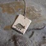 Silver Triceratops pendant:..
