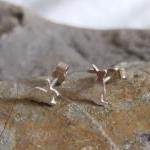 Silver Rabbit earrings: A p..