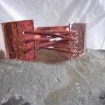 Copper bunny bracelet with ..