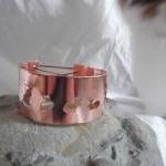 Copper bunny bracelet