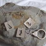 Silver Rabbit earrings: A p..