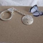 Silver Cancer keyring: The ..